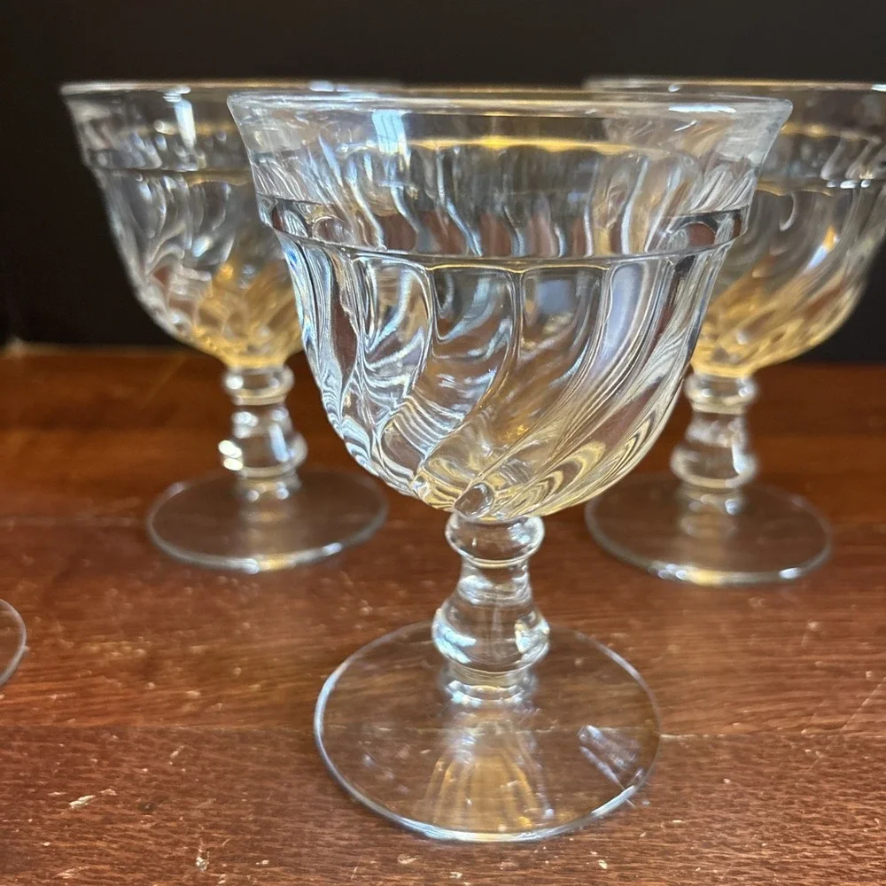 Fostoria, Colony Pattern‎ -Footed Wine, , Set of 4